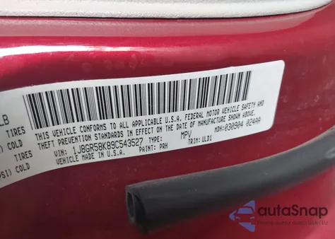 2009 Jeep Grand Cherokee Limited from USA, damaged, VIN 1J8GR58K89C543527